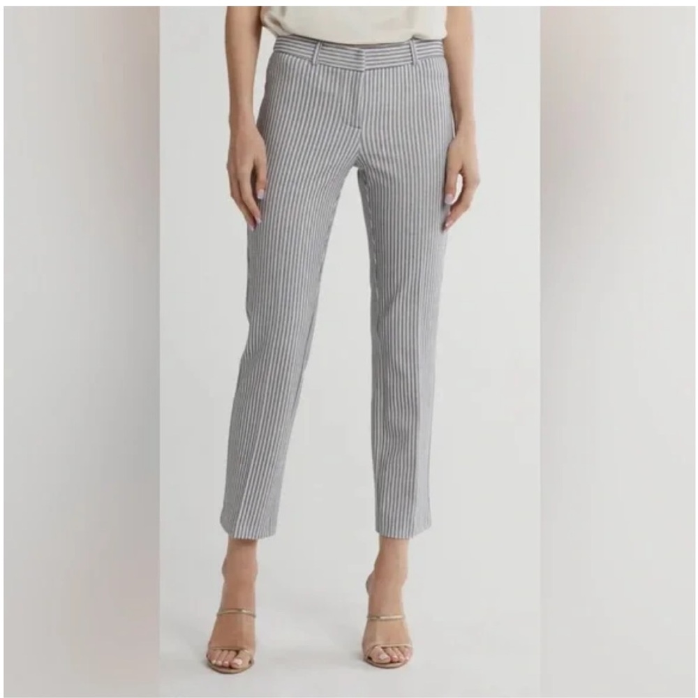 NWT Black & White Gingham Ankle Pants | Size 4 | Tailored Chic